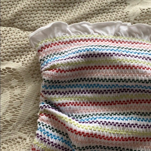 Striped colorful crop top - Picture 4 of 4